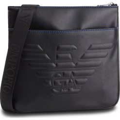 Saszetka EMPORIO ARMANI - Y4M177 YG90J 81072 Black. Czarne torby męskie skórzane marki Emporio Armani, bez wzorów, ze skóry ekologicznej, młodzieżowe. Za 629,00 zł.