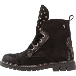 Buty zimowe damskie: Replay Botki sznurowane black