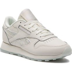 Buty Reebok - Cl Lthr CN7414 Chalk/White/Yellow/Grey. Białe buty sportowe damskie marki Reebok, bez wzorów, ze skóry ekologicznej, sportowe. Za 379,00 zł.