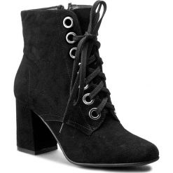 Botki SERGIO BARDI - Alba FS127296817SG 801. Czarne botki damskie na obcasie marki Sergio Bardi, ze skóry. W wyprzedaży za 229,00 zł.