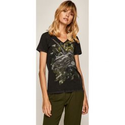 Medicine - T-shirt Sheroism. Czarne bluzki damskie MEDICINE, s, z nadrukiem, z bawełny, bez kołnierzyka. Za 59,90 zł.