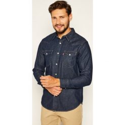 Koszula Levi's® Barstow Western Standard 85744-0000. Niebieskie koszule męskie s, bez wzorów, z bawełny, casualowe, bez kołnierzyka, bez rękawów. W wyprzedaży za 219,00 zł.