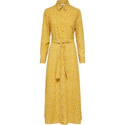 Długie sukienki: Selected Femme MIT LANGEN ÄRMELN PRINT Długa sukienka honey