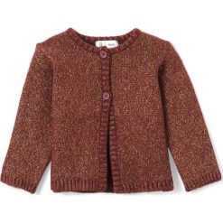 Swetry dziewczęce: Sweter rozpinany z dzianiny z połyskiem 1 miesiąc – 3 lata