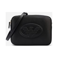 Emporio Armani Cross body bag Czarny. Czarne torebki klasyczne damskie Emporio Armani, w paski, z materiału, bez dodatków. Za 903,95 zł.