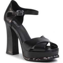 Sandały MICHAEL MICHAEL KORS - Elana Platform 40R0ELMS2L Black. Czarne klapki damskie MICHAEL Michael Kors, bez wzorów, ze skóry, bez obcasa, na obcasie. Za 829,00 zł.