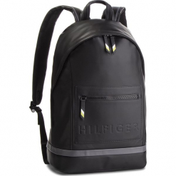 Plecak TOMMY HILFIGER - Offshore Backpack AM0AM04231 901. Czarne torby męskie skórzane TOMMY HILFIGER, bez wzorów, ze skóry ekologicznej. Za 599,00 zł.