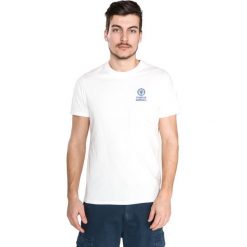 Franklin & Marshall Koszulka Biały. Białe podkoszulki męskie Franklin Marshall, l, z nadrukiem, z bawełny, bez kołnierzyka, krótkie. Za 154,95 zł.
