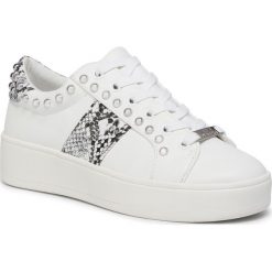 Sneakersy STEVE MADDEN - Belle Sneaker SM11000060-02002-918 Multi Snake. Białe półbuty damskie Steve Madden, ze skóry ekologicznej. W wyprzedaży za 299,00 zł.