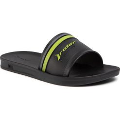 Klapki RIDER - Strike Plus Slide Inf 11495 Black/Green 21675. Czarne sandały chłopięce Rider, z tworzywa sztucznego, bez zapięcia. Za 69,00 zł.