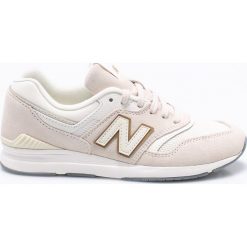 New Balance - Buty WL697CD. Szare buty sportowe damskie marki New Balance, z gumy. W wyprzedaży za 299,90 zł.