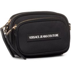Torebka VERSACE JEANS COUTURE - E1VVBBV2 71495 899. Czarne listonoszki damskie Versace Jeans Couture, bez wzorów, z jeansu, bez dodatków. W wyprzedaży za 619,00 zł.
