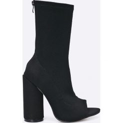 Answear - Botki Secret. Szare buty zimowe damskie marki ANSWEAR, z gumy. W wyprzedaży za 99,90 zł.