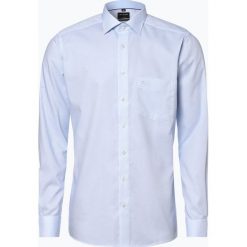 OLYMP Luxor modern Fit - Koszula męska – niewymagająca prasowania, niebieski. Niebieskie koszule męskie OLYMP Luxor modern Fit, m, bez wzorów, eleganckie, bez kołnierzyka, bez rękawów. Za 199,95 zł.