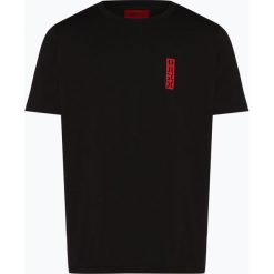 HUGO - T-shirt męski – Durni, czarny. Czarne t-shirty męskie HUGO, s, bez wzorów, bez kołnierzyka. Za 219,95 zł.