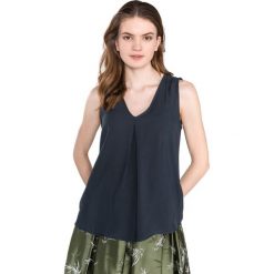 Vero Moda Eva Top Niebieski. Niebieskie podkoszulki damskie xs, z wiskozy. Za 75,95 zł.