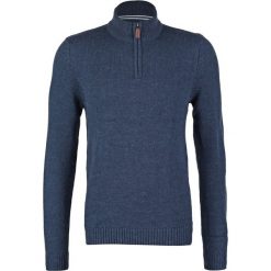 Swetry klasyczne męskie: Pier One Sweter blue melange