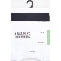 Podkoszulek z bawełny organicznej 2 pack - Biały. Białe podkoszulki męskie Reserved, s, bez wzorów, z bawełny, bez rękawów. Za 59,99 zł.