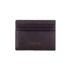 Portfele Guess SM2596LEA25. Czarne portfele męskie marki Guess, z aplikacjami. Za 203,90 zł.