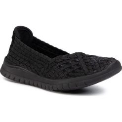 Półbuty SKECHERS - BOBS Pureflex3 Wonderlove 31860/BBK Black. Czarne półbuty damskie Skechers, bez wzorów, z materiału, bez obcasa, na płaskiej podeszwie, bez zapięcia. W wyprzedaży za 209,00 zł.