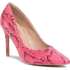 Szpilki DEEZEE - KL-HT92831-1 Pink. Różowe półbuty damskie DeeZee, bez wzorów, ze skóry ekologicznej, eleganckie, bez obcasa, na obcasie, bez zapięcia. W wyprzedaży za 69,99 zł.