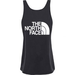 Top "Train N Logo" w kolorze czarnym. Czarne bluzki damskie The North Face, Jack Wolfskin, Icepeak & Co., xl, z nadrukiem, z okrągłym kołnierzem. W wyprzedaży za 69,95 zł.
