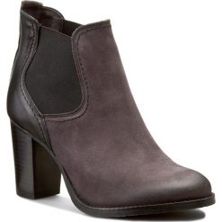Botki CARINII - B2321 D55-861-POL-857. Szare botki damskie skórzane marki Carinii. W wyprzedaży za 219,00 zł.