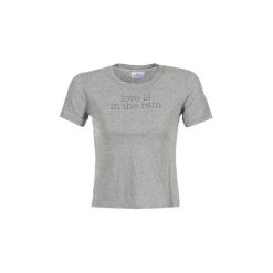 T-shirty z krótkim rękawem Loreak Mendian LOVE. Szare t-shirty damskie Loreak Mendian, m, bez wzorów, bez kołnierzyka. Za 89,40 zł.