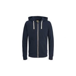 Bluzy Jack Jones 12136884 HOLMEN. Niebieskie bluzy męskie Jack & Jones, s, bez wzorów, bez kołnierzyka, bez rękawów, bez kaptura. Za 92,18 zł.