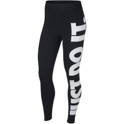 Nike Sportswear Leg-A-See Jdi Black White Xs. Czarne spodnie damskie Nike, xs, z podwyższonym stanem. Za 149,00 zł.