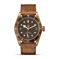 ZEGAREK TUDOR Tudor Heritage Black Bay Bronze 79250BM STRAP BROWN I. Pomarańczowe zegarki męskie marki TUDOR, ze stali. Za 16490,00 zł.