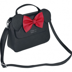Myszka Miki i Minnie Loungefly - Ears And Bow Torebka - Handbag czerwony/czarmy. Czerwone torebki klasyczne damskie marki Myszka Miki i Minnie, z motywem z bajki, z kokardką. Za 284,90 zł.