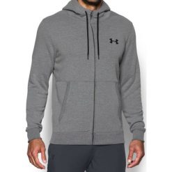 Bluzy męskie: Under Armour Bluza męska Threadborne FZ Hoodie szara r. XXL (1299134-025)