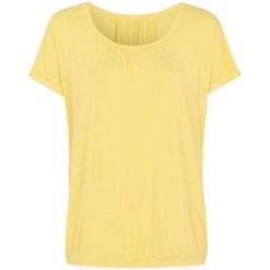 Cellbes Bluzka dżersejowa jasnożółty female żółty 50/52. Żółte bluzki damskie Cellbes, bez wzorów, z dżerseju, z okrągłym kołnierzem, bez rękawów. Za 99,00 zł.