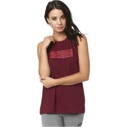 FOX Koszulka Damska Tracker Tank Xl Burgund. Czerwone koszulki damskie marki FOX, na co dzień, xl, bez wzorów, z materiału, bez kołnierzyka, bez rękawów. Za 117,00 zł.