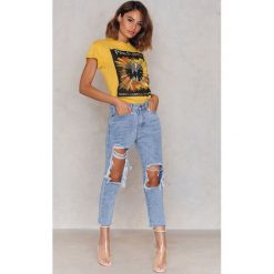 Jeansy damskie: Passion Fusion Jeansy z rozdarciami – Blue