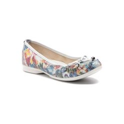 LASOCKI RST-TAMARA-02. Niebieskie baleriny damskie Lasocki, bez wzorów, ze skóry, bez obcasa. Za 139,99 zł.