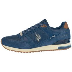 U.S. Polo Assn. Tenisówki Męskie Wilde 1, 44 Niebieskie. Niebieskie trampki męskie U.S. Polo Assn., bez wzorów, bez zapięcia. Za 419,00 zł.