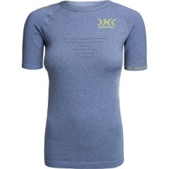 Koszulka X-BIONIC RUNNING SPEED EVO. Niebieskie t-shirty damskie X BIONIC, bez wzorów, bez kołnierzyka, bez rękawów, długie, bez kaptura, na fitness i siłownię. W wyprzedaży za 294,00 zł.