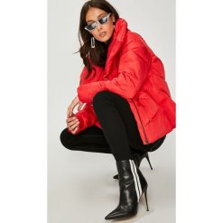 Answear - Kurtka. Szare kurtki damskie marki ANSWEAR, w paski, z materiału, średnie. W wyprzedaży za 199,90 zł.