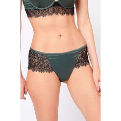 Etam - Figi Fearless. Zielone majtki damskie Etam, z koronki. W wyprzedaży za 59,90 zł.