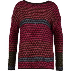 Swetry klasyczne damskie: Sisley Sweter dark red