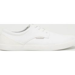 Jack & Jones - Buty. Białe buty sportowe męskie Jack & Jones, z gumy, na sznurówki. W wyprzedaży za 79,90 zł.