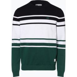 Jack & Jones - Sweter męski, niebieski. Niebieskie swetry męskie Jack & Jones, s, w paski, z bawełny, bez kołnierzyka, bez kaptura. Za 149,95 zł.