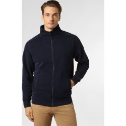Nils Sundström - Męska bluza rozpinana, niebieski. Niebieskie bluzy męskie Nils Sundström, m, bez wzorów, z materiału, bez kołnierzyka, bez rękawów, bez kaptura. Za 99,95 zł.