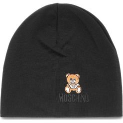 Czapka MOSCHINO - 65032 M1867 016. Czarne czapki damskie marki MOSCHINO, z wełny. Za 389,00 zł.
