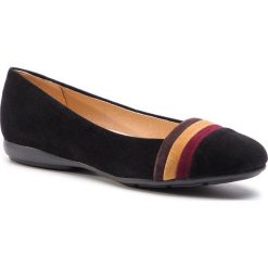 Baleriny GEOX - D Annytah A D927NA 00021 C9B7J Black/Dk Burgundy. Czarne baleriny damskie Geox, z zamszu, klasyczne. W wyprzedaży za 229,00 zł.