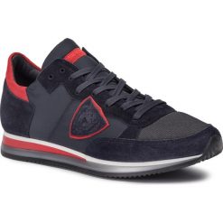 Sneakersy PHILIPPE MODEL - Tropez TRLU W142 Bleu Rouge. Niebieskie sneakersy męskie Philippe Model, bez zapięcia. Za 1119,00 zł.