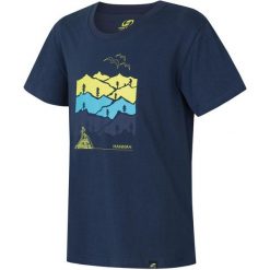 Hannah Chłopięca Koszulka Darley 128 Ciemny Niebieski. Niebieskie t-shirty chłopięce Hannah, bez wzorów, z krótkim rękawem. Za 65,00 zł.