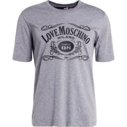 Love Moschino Tshirt z nadrukiem melange dark grey. Szare koszulki polo męskie Love Moschino, m, z nadrukiem, z bawełny. W wyprzedaży za 252,45 zł.